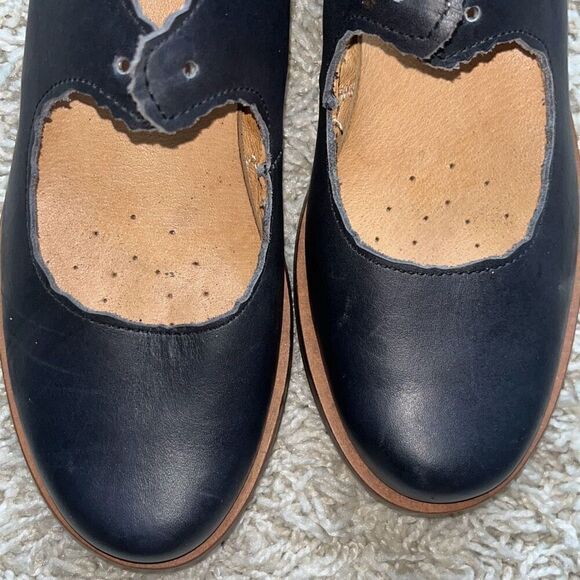 El Naturalista Aqua Iris Leather Lace-Up Mary Jane Court Shoes 38 W8 - Picture 12 of 12